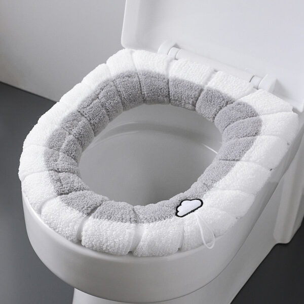 Universal Bathroom Toilet Warm Soft Thicken Seat Cover