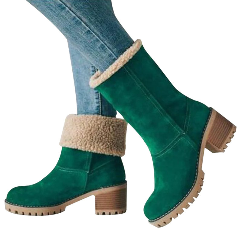 Zekear Seniors’ Chunky Heel Winter Boots – Reinsho