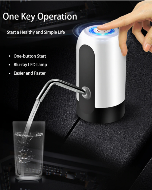 USB Charging Automatic Electric Water Pump Dispenser - Image 7