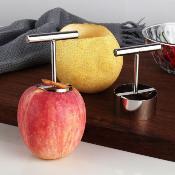 Stainless Steel Multifunction Apple Pear Core Separator Kitchen Tool - Image 4