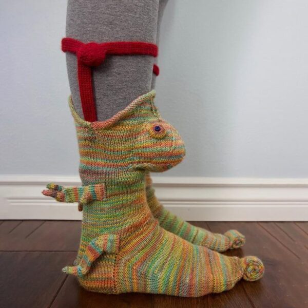 Cute Knitted Animal Socks - Image 15