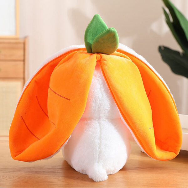 Strawberry Bunny Transformed into Little Rabbit Fruit Doll Plush Toy - Image 8