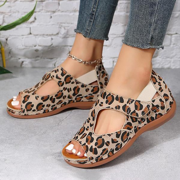 Women's Breathable Fish Mouth Wedge Open Toe Sandals - Image 19