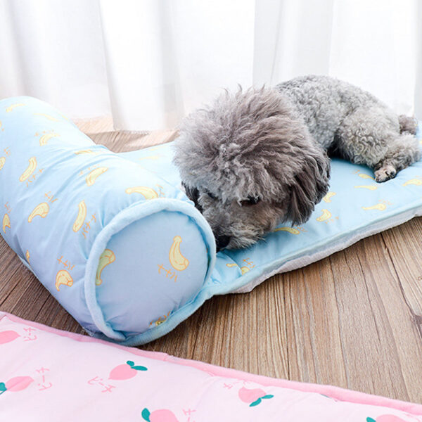 Pet Summer Cool Bed Ice Silk Cooling Mat for Dogs & Cats - Image 6