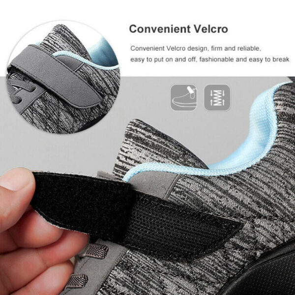 Women Orthopedic Shoes Pain Relief Air Cushion Wide Toebox High Quality Material  Elastic Non-Slip Velcro Sneakers - Image 5