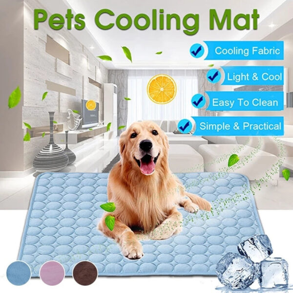 Washable Dog Mat Cooling For Summer - Best Dog Cooling Mat - Image 2