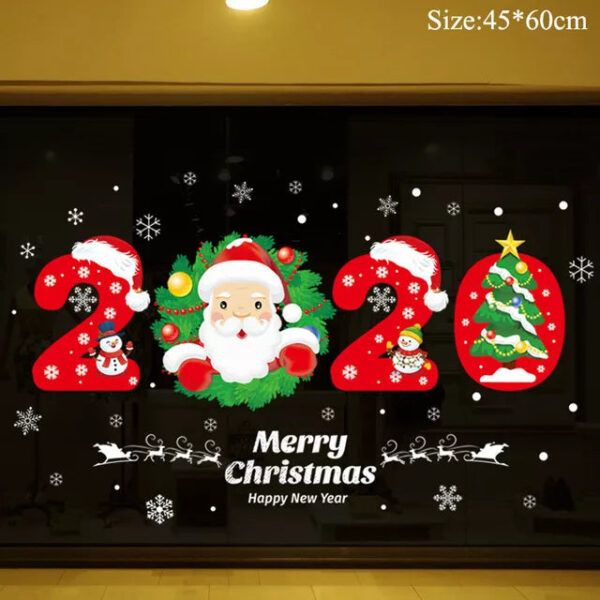 Window Stickers, Christmas Decorations for Home, Office,  Christmas Ornaments, or Xmas Party Decor - Image 13