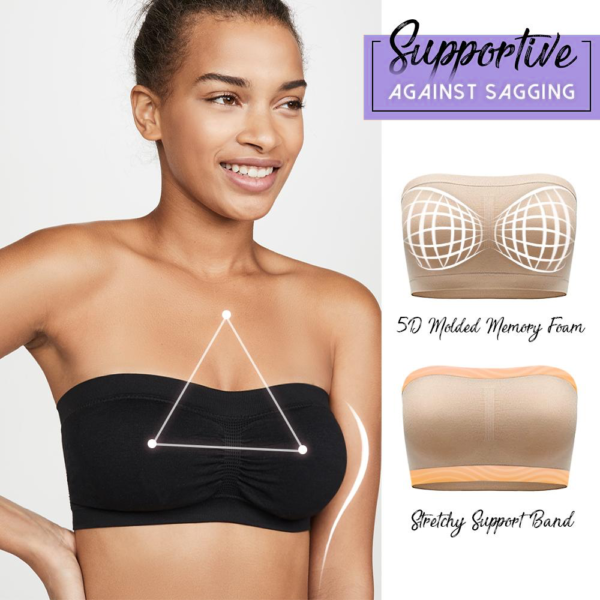 Supportive Bandeau Bra - Image 3