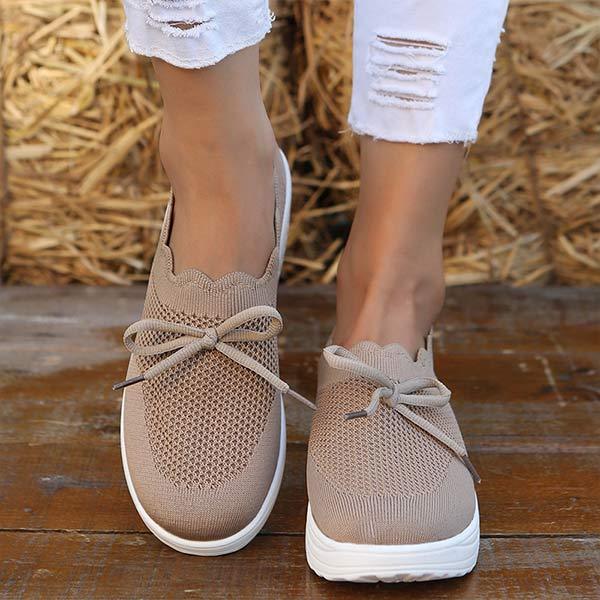 Womens Mesh Breathable Slip On Sneakers Reinsho 4558