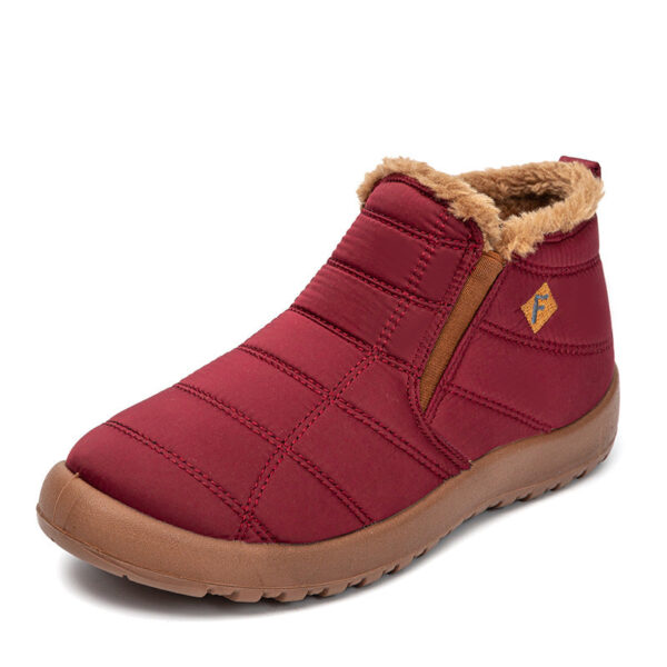 Women's winter high top warm fleece thick snow boots