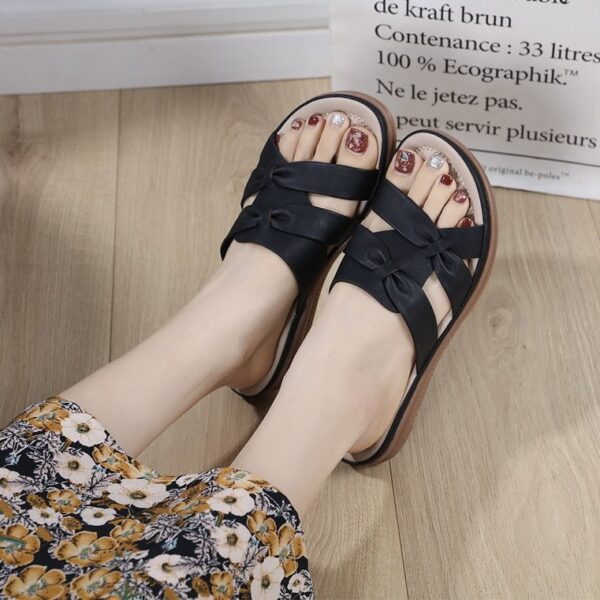 Women Orthopedic Sandals Bow-knot EVA Summer Ladies Beach Slides - Image 16