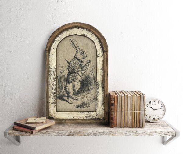 Rabbit Wall Art | Rustic Farmhouse Decor - Image 2