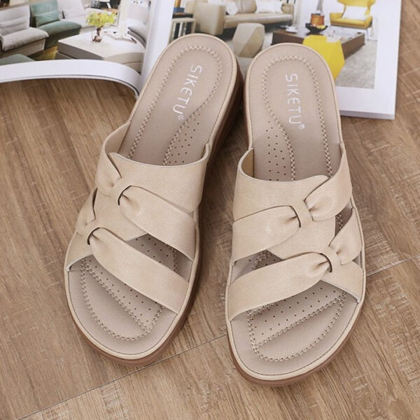 Women Orthopedic Sandals Bow-knot EVA Summer Ladies Beach Slides - Image 23