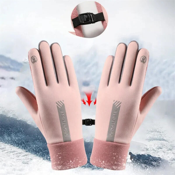 Waterproof Finger Touch Screen Non-Slip Cold Resistant Gloves - Image 5