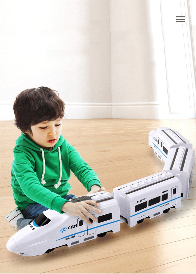 Electric Toy Train for Kids with Action Flashing Lights Reinsho