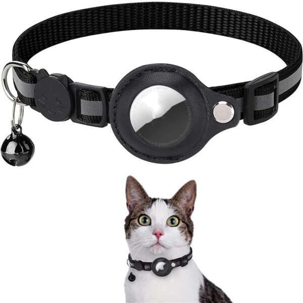 Reflective Collar Waterproof Holder Case For Airtag Air Tag Airtags Protective Cover Cat Dog Kitten Puppy Nylon Collar - Image 9