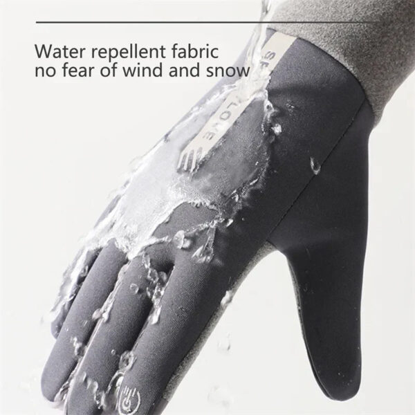 Waterproof Finger Touch Screen Non-Slip Cold Resistant Gloves - Image 7