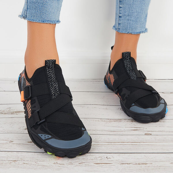 Women Buckle Decor Water Shoes Quick Drying Aqua Sneakers - Image 4