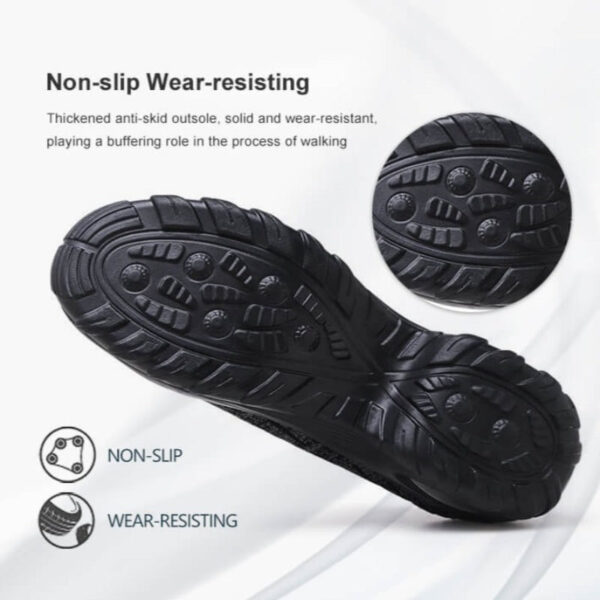 Women Orthopedic Shoes Pain Relief Air Cushion Wide Toebox High Quality Material  Elastic Non-Slip Velcro Sneakers - Image 6