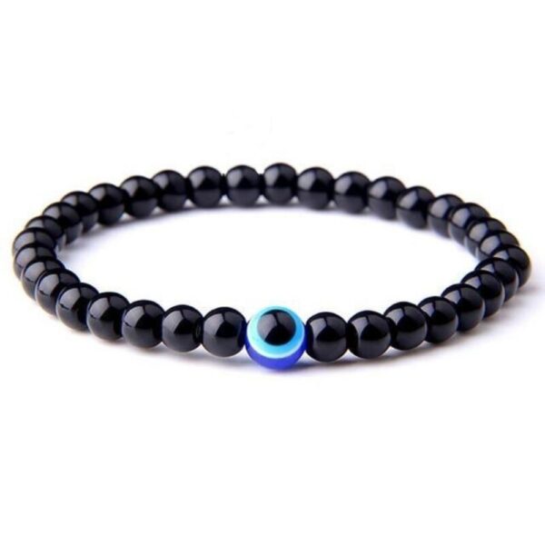 Tibetan Lava Stone Wooden Bead Wrist Chain Buddha Bracelet (13 Designs) - Image 7