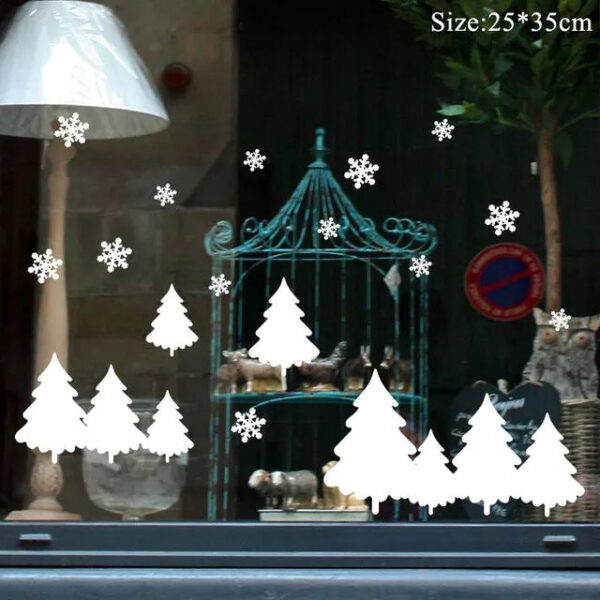 Window Stickers, Christmas Decorations for Home, Office,  Christmas Ornaments, or Xmas Party Decor - Image 42