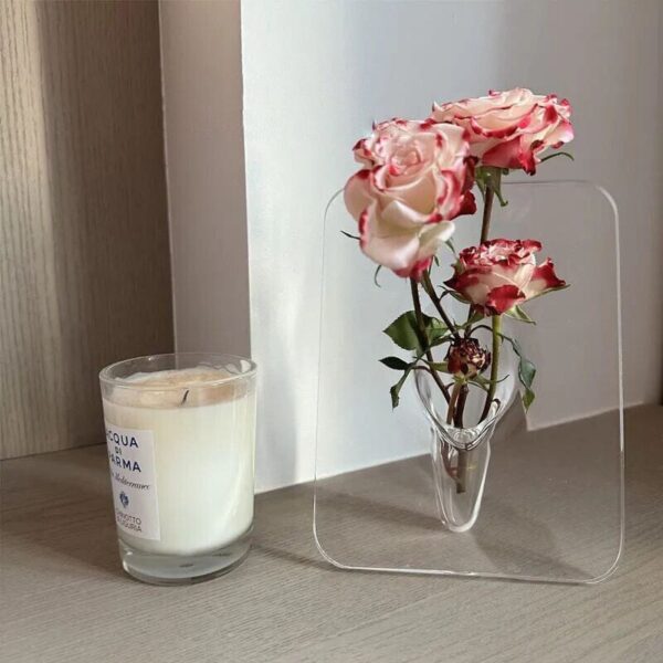 Photo Frame Vase Desktop Flower Arrangement Ornament - Image 2