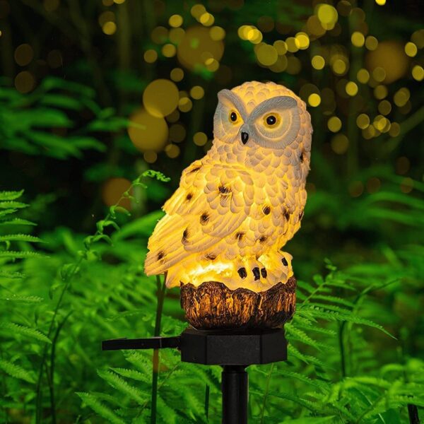 Solar Animal Plant Resin Plastic LED Outdoor Landscape Light - Image 16