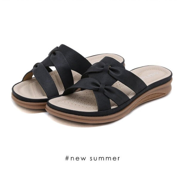 Women Orthopedic Sandals Bow-knot EVA Summer Ladies Beach Slides - Image 31