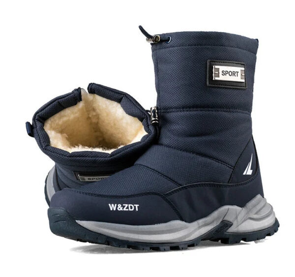 Winter Waterproof And Non-Slip Snow Boots For Men - Image 9