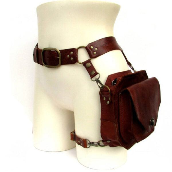 Renaissance Medieval Belt Satchel Pouch Bag - Image 2