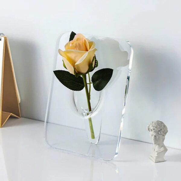 Photo Frame Vase Desktop Flower Arrangement Ornament - Image 7