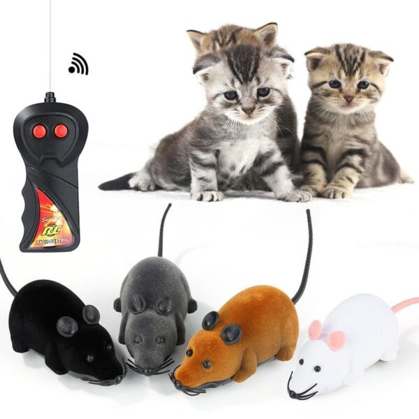 Wireless Remote Controlled Toy Mouse - Cat Mouse Remote Control Toy