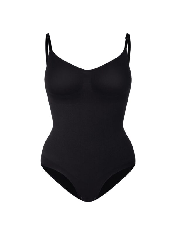 Scoop Neck Snap Gusset Brief Bodysuit - Image 12