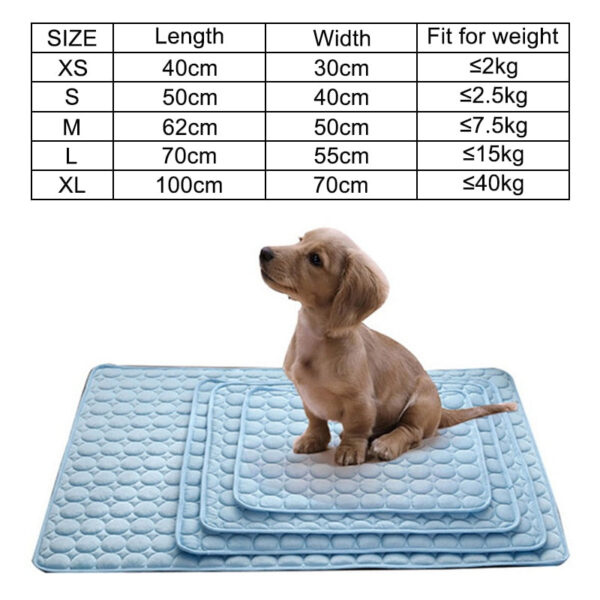 Washable Dog Mat Cooling For Summer - Best Dog Cooling Mat - Image 3