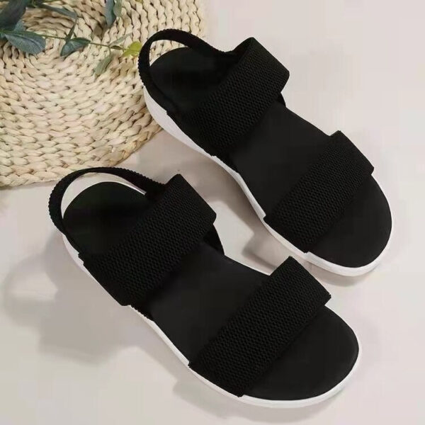 Women Sandals Summer Comfortable Casual Elastic Strap - Image 14