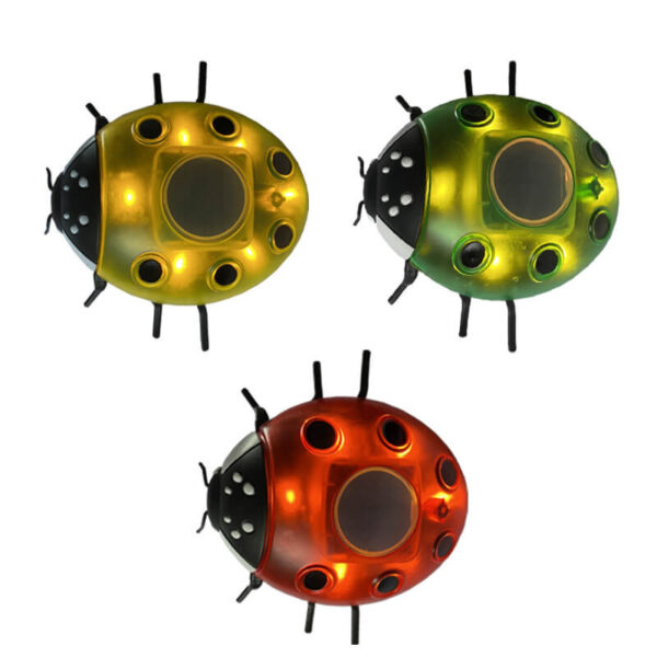 Solar Waterproof Creative Animal Beetle Plastic LED Outdoor Lawn Fence Light - Image 15