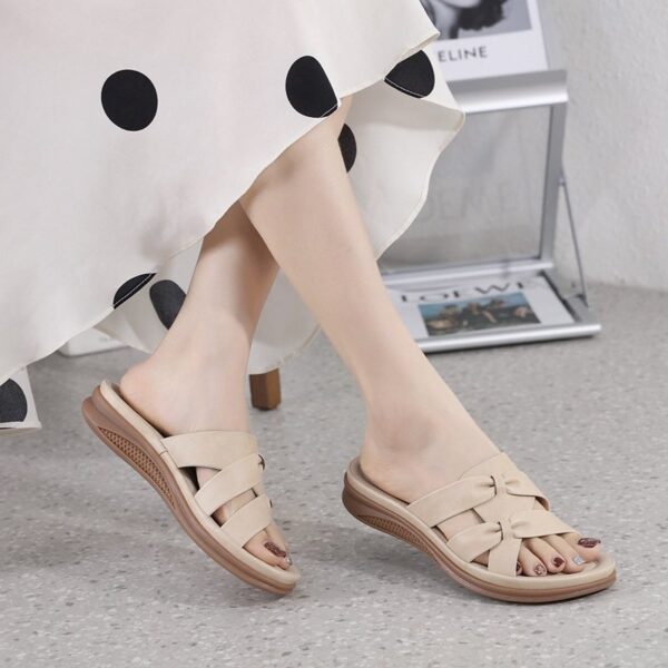 Women Orthopedic Sandals Bow-knot EVA Summer Ladies Beach Slides - Image 10