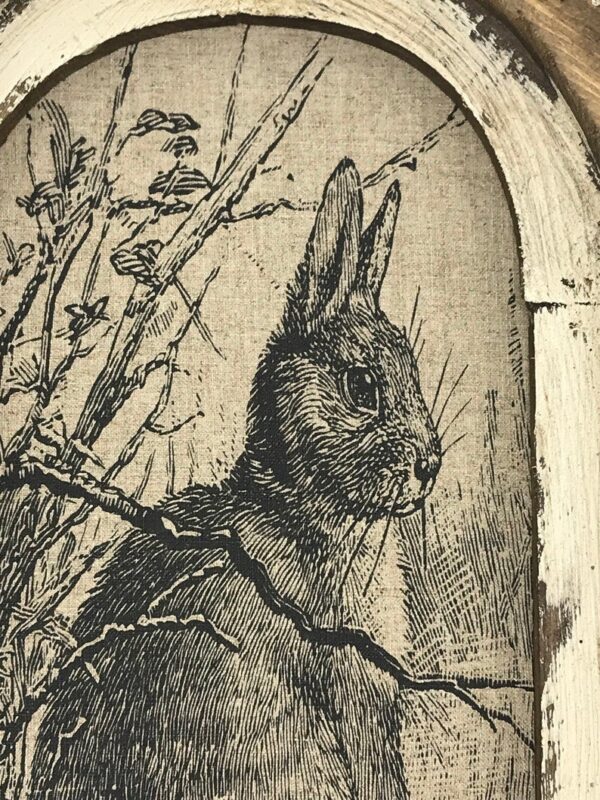 Rabbit Wall Art | Rustic Farmhouse Decor - Image 4