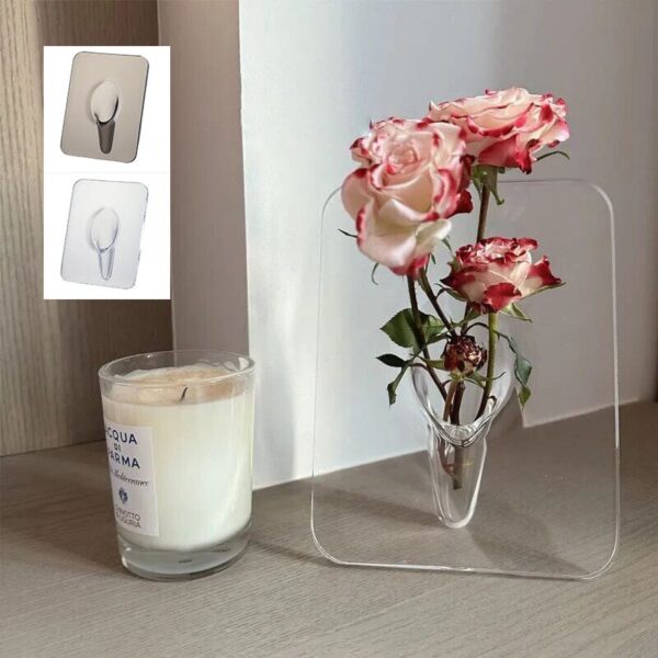 Photo Frame Vase Desktop Flower Arrangement Ornament - Image 9