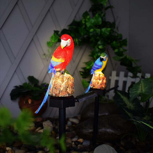 Solar Animal Plant Resin Plastic LED Outdoor Landscape Light - Image 11