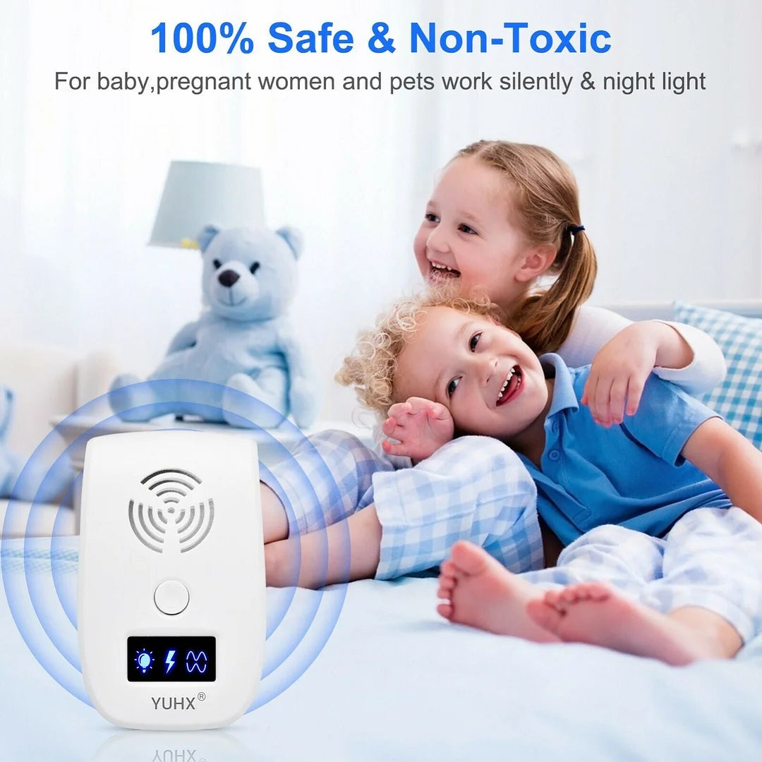 Ultrasonic Pest Repeller For Mosquito, Cockroaches, Rats, Bug, Spider ...