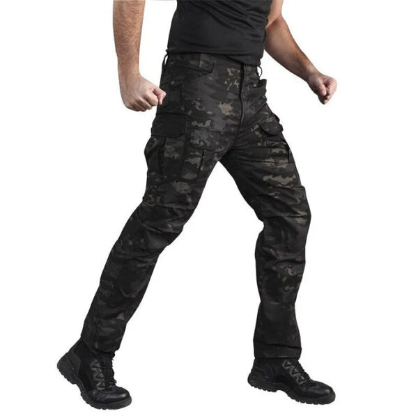 Tactical Mens IX2 Cargo Pants Durable Lightweight Trousers Ripstop Waterproof - Image 4