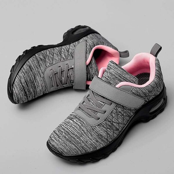 Women Orthopedic Shoes Pain Relief Air Cushion Wide Toebox High Quality Material  Elastic Non-Slip Velcro Sneakers - Image 9