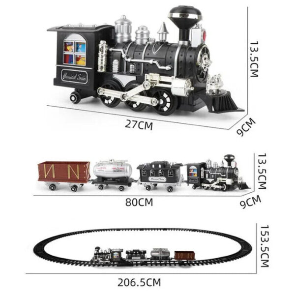 Remote Control with 3 Speeds | RC Train Set with Smoke, Sound and Light - Image 8