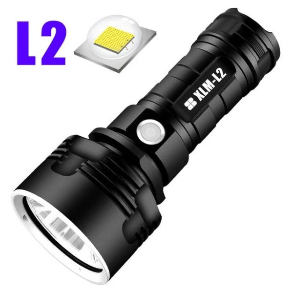 Strong Flashlight Focusing Led Flash Light Rechargeable Super Bright - Image 9