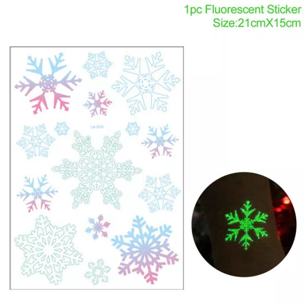 Window Stickers, Christmas Decorations for Home, Office,  Christmas Ornaments, or Xmas Party Decor - Image 5