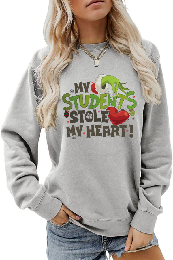 Women's My Students Stole My Heart Christmas Sweatshirt - Image 13