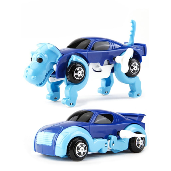 Rsa New Automatic Transform Dinosaur Dog Car Vehicle Clockwork Wind Up Toy