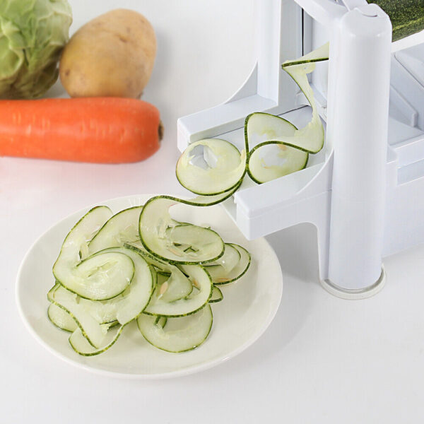 5-in-1 Manual Vegetable Zucchini Spiralizer Noodle Maker Machine – Reinsho