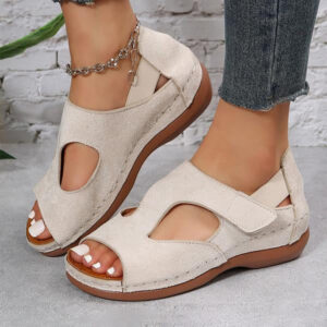 Women's Breathable Fish Mouth Wedge Open Toe Sandals